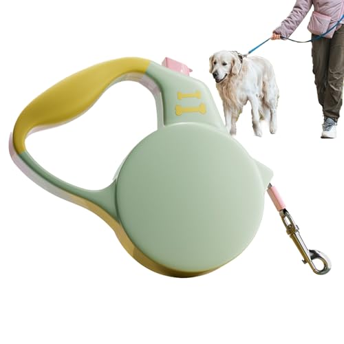 Teleskop-Hundeseil, starkes Nylon, 2,4 m, ausziehbare Haustierleine für kleine und mittelgroße Hunde, einziehbares Band mit komfortablem Griff, ideal für tägliche Spaziergänge, Training Teleskop-Hundeseil, starkes Nylon, 2,4 m, ausziehbare Haustierleine für kleine und mittelgroße Hunde, einziehbares Band mit komfortablem Griff, ideal für tägliche Spaziergänge, Training von Jlobnyiun