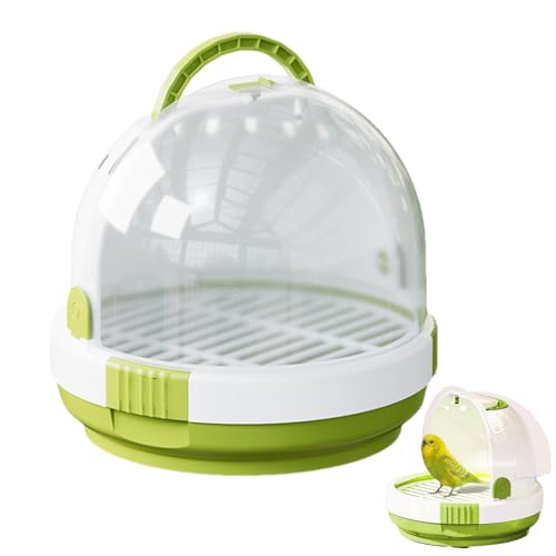 Vogelkäfig – Lovebird Vogelkäfig, atmungsaktiver Reisekäfig, transparent, belüftet, leicht, tragbar, zum Mitnehmen, Papageien-Tragetasche, Käfig für große Vogelreisen Vogelkäfig – Lovebird Vogelkäfig, atmungsaktiver Reisekäfig, transparent, belüftet, leicht, tragbar, zum Mitnehmen, Papageien-Tragetasche, Käfig für große Vogelreisen von Jlobnyiun