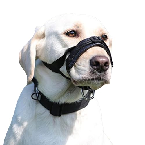 Weicher Maulkorb für Hunde, bellender Hundemaulkorb – dicker und verstellbarer Mundschutz für Hunde | Maulkorb für große Hunde, Anti-Bell-Maulkorb für Hunde, Zubehör Weicher Maulkorb für Hunde, bellender Hundemaulkorb – dicker und verstellbarer Mundschutz für Hunde | Maulkorb für große Hunde, Anti-Bell-Maulkorb für Hunde, Zubehör von Jlobnyiun