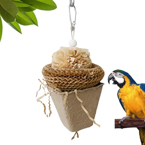 Zerkleinerungsspielzeug für Papageien – Papier-Vogel-Kauspielzeug, lustige Papageienanreicherung | Aktenvernichter-Spielzeug für Aras, Nymphensittiche, afrikanisches Grau, Mehrzweck-Kauspielzeug Zerkleinerungsspielzeug für Papageien – Papier-Vogel-Kauspielzeug, lustige Papageienanreicherung | Aktenvernichter-Spielzeug für Aras, Nymphensittiche, afrikanisches Grau, Mehrzweck-Kauspielzeug von Jlobnyiun