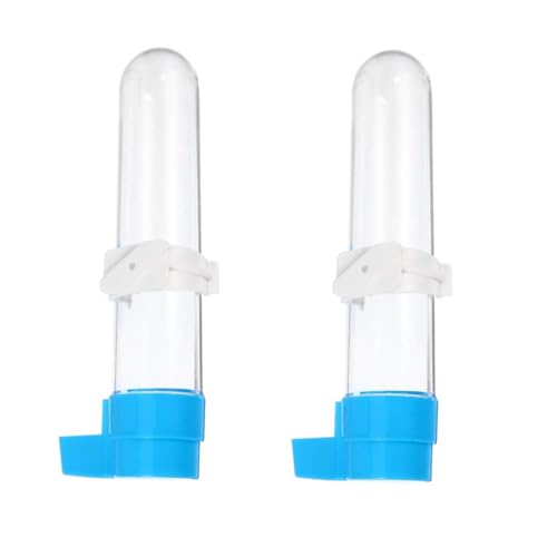 Joayuezo 2PCS 120ml Vögel Feeder Drinker für Käfig Papageien Vogelfutterspender Vogelkäfig Futterspender Trinkflasche (B) von Joayuezo