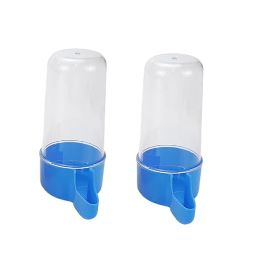 Joayuezo 2PCS 200ml Vögel Feeder Drinker für Käfig Papageien Vogelfutterspender Vogelkäfig Futterspender Trinkflasche (A) von Joayuezo