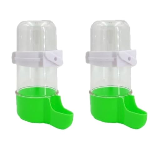 Joayuezo 2PCS 240ml Vögel Feeder Drinker für Käfig Papageien Vogelfutterspender Vogelkäfig Futterspender Trinkflasche (B) von Joayuezo