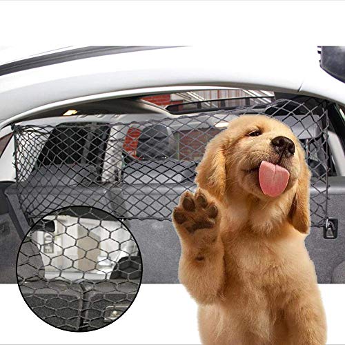 Joayuezo Auto Schutznetz Barriere Trennnetz Hunde-Absperrnetz Universal Haustier Trenngitter Einstellbar Hunde Netz für Auto, 120x70cm Joayuezo Auto Schutznetz Barriere Trennnetz Hunde-Absperrnetz Universal Haustier Trenngitter Einstellbar Hunde Netz für Auto, 120x70cm von Joayuezo