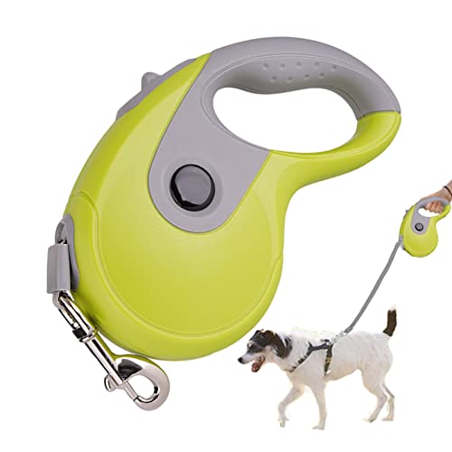 Einziehbare Hundeleine,Starke Hundeleine - Kleine Hundeleine mit ergonomischem, rutschfestem Griff, explosionsgeschützter, elastischer Verriegelung, 360-Grad-Drehung ohne Verklemmen Joberio von Joberio