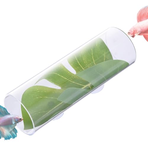 Garnelenhöhle – Betta-Fischtunnel | Hole Hollow Betta Fischhöhle | Garnelen-Versteck-Design-Röhre | Betta Fish Acrylröhrentunnel mit Betta Fish Pad | Hohle Betta-Fischhöhle für Aquarium- Garnelenhöhle – Betta-Fischtunnel | Hole Hollow Betta Fischhöhle | Garnelen-Versteck-Design-Röhre | Betta Fish Acrylröhrentunnel mit Betta Fish Pad | Hohle Betta-Fischhöhle für Aquarium- von Joberio