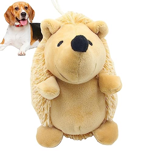 Joberio Hund Quietschender Igel | Beißspielzeug für Hunde mit Quietscher, Plüschtier für Hunde - Kauspielzeug für Welpen, süßes und langlebiges Igelspielzeug für kleine, mittlere und große Hunde von Joberio