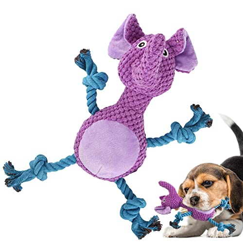 Joberio Quietschende Spielzeuge für Hunde - Welpenspielzeug zum Zahnen Hunde - Quietschspielzeug für kleine mittelgroße Hunde, zum Spielen im Innenbereich, unterstützt aktives Beißen von Joberio