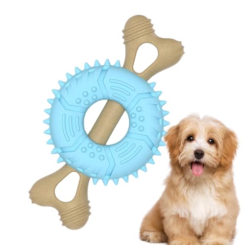 Kauspielzeug für Hunde, Knochen, Zahnbürste, Kauspielzeug für Hunde, Zahnbürste für Welpen, mittelgroße und große Hunderassen von Joberio