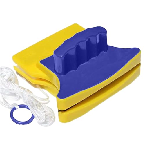 Magnetischer Fensterreiniger, doppelt glasierter Glaswischer für Glaswischer, Reinigungswerkzeuge, magnetischer Fensterreiniger mit 1,5 m Seil zur Reinigung, Dicke 3–8 mm von Joberio