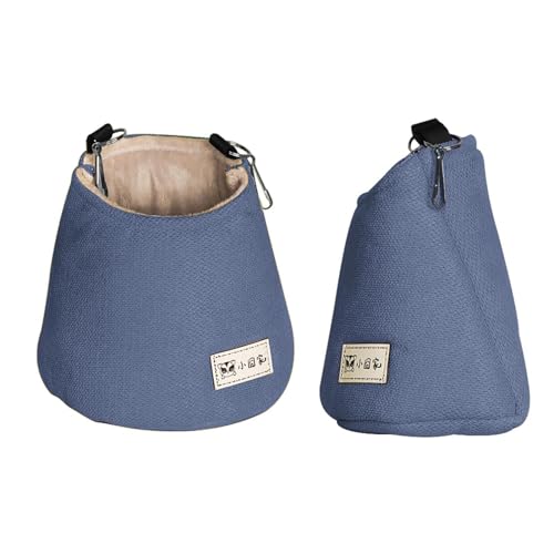 Sugar Glider Pouch, warme Hängematten-Tasche, abnehmbare Nestmatte, Käfigzubehör, Zuckergleiter-Hängematte, kleines Haustierbett von Joberio