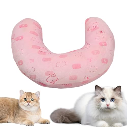U-förmiges Katzenkissen – Kinnstützkissen für Hunde, Halswirbelschutz, beruhigendes Nackenkissen für Hunde, bequemes Haustier-Nickerchen-Kissen, beruhigendes Haustierkissen, kleines U-förmiges Katzenkissen – Kinnstützkissen für Hunde, Halswirbelschutz, beruhigendes Nackenkissen für Hunde, bequemes Haustier-Nickerchen-Kissen, beruhigendes Haustierkissen, kleines von Joberio