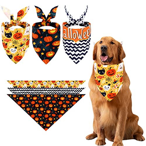3 Stück Hund Halloween Bandana,Halloween Hund Bandanas Dreieck Hund Schal Hund Lätzchen Hund Dreieck Lätzchen Waschbar Halloween Haustier Halstuch Schal Zubehör für Halloween Urlaub Mottoparty 3 Stück Hund Halloween Bandana,Halloween Hund Bandanas Dreieck Hund Schal Hund Lätzchen Hund Dreieck Lätzchen Waschbar Halloween Haustier Halstuch Schal Zubehör für Halloween Urlaub Mottoparty von Jodsen