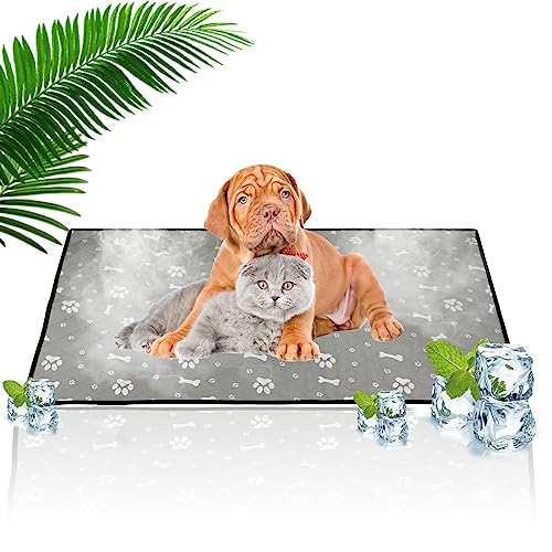 Kühlmatte für Hunde Katzen Haustiere Kühldecke Hunde Hundebett Selbstkühlende Hundedecke Kühlbett,Waschbar Kühlpad Kühlkissen Grosse Kleine Hunde Hält Haustiere im Heißen Sommer Kühl,90x50cm Kühlmatte für Hunde Katzen Haustiere Kühldecke Hunde Hundebett Selbstkühlende Hundedecke Kühlbett,Waschbar Kühlpad Kühlkissen Grosse Kleine Hunde Hält Haustiere im Heißen Sommer Kühl,90x50cm von Jodsen