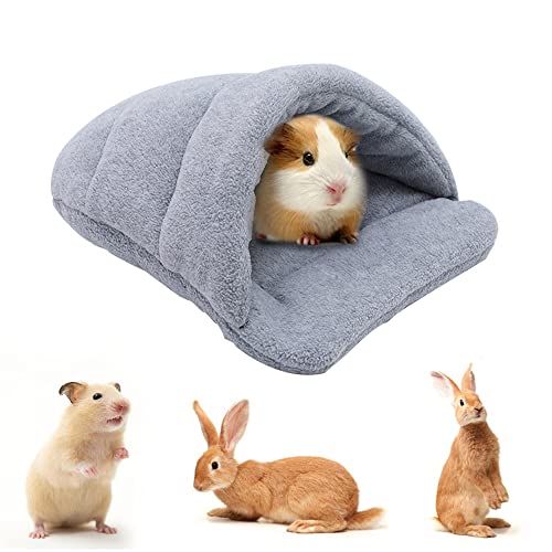 Meerschweinchen Bett Haustier Schlafsack Höhle Nest Kissen Weiche Warme Haustierbett Meerschweinchen Haus Haustier Winter Bettwäsche Käfigzubehör für Kleintiere Eichhörnchen Ratte Chinchilla Frettchen von Jodsen