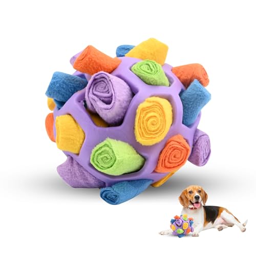 Schnüffelball für Hunde,Schnüffelteppich Schnüffelspielzeug Interaktives Hundespielzeug Intelligenzspielzeug Futterball Reizangel Futtermatte Geruchstraining für Kleine Mittelgroße Hunde Haustier von Jodsen