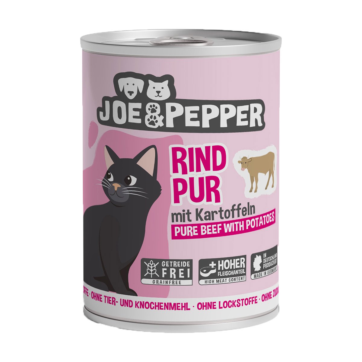 Joe & Pepper Cat Rind pur mit Kartoffeln 6x400g Joe & Pepper Cat Rind pur mit Kartoffeln 6x400g von Joe & Pepper