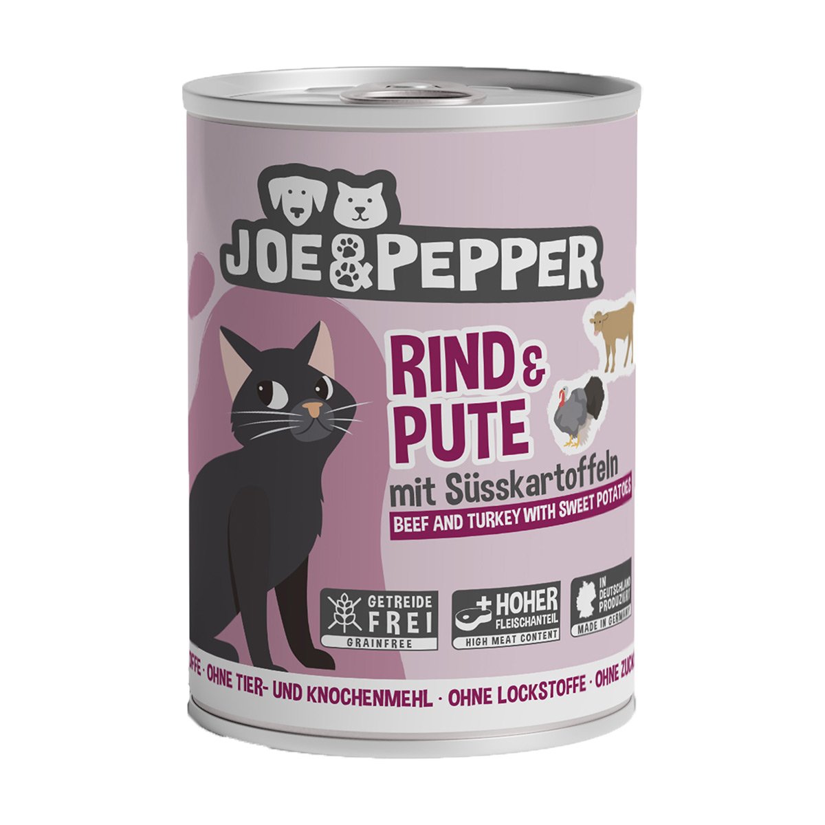 Joe & Pepper Cat Rind & Pute mit Süßkartoffeln 6x400g Joe & Pepper Cat Rind & Pute mit Süßkartoffeln 6x400g von Joe & Pepper