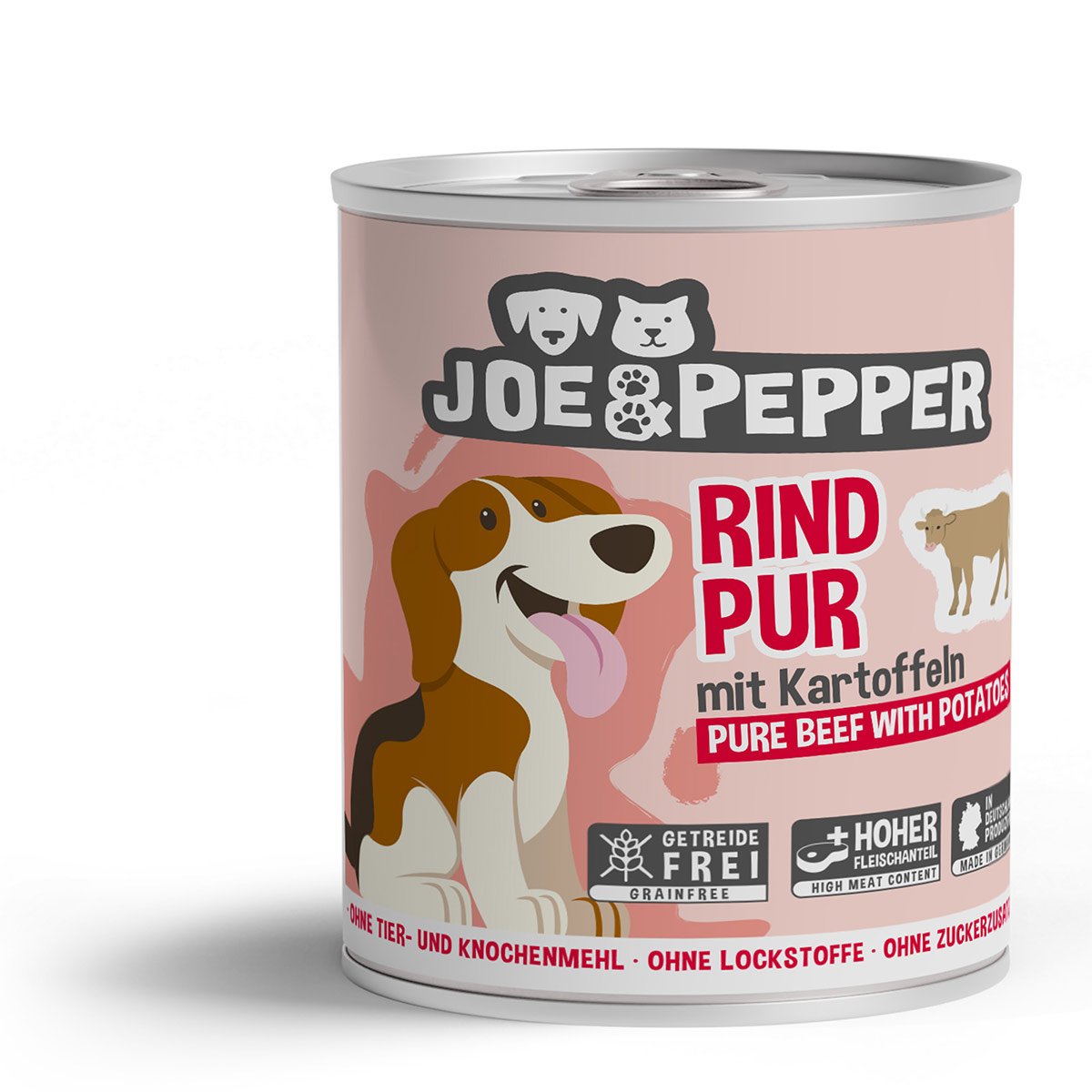 Joe & Pepper Dog Rind pur mit Kartoffeln 6x800g von Joe & Pepper