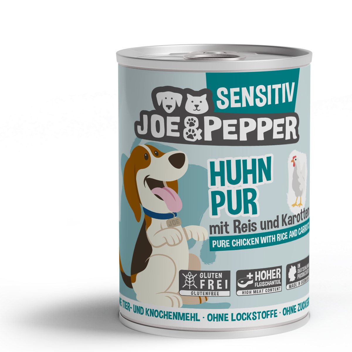Joe & Pepper Dog Sensitiv Huhn pur mit Reis & Karotten 6x400g von Joe & Pepper