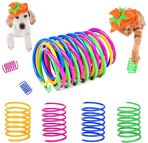 Jognee 20 Stück Katze Spielzeug, Katzenfederspielzeug, Spiralfedern aus Kunststoff, Spiral Cat Toy, Spielzeug Spiralfedern Neuheit Haustiere Spielzeug, Bunte Spiralfedern Spring Spirale für Katze Jognee 20 Stück Katze Spielzeug, Katzenfederspielzeug, Spiralfedern aus Kunststoff, Spiral Cat Toy, Spielzeug Spiralfedern Neuheit Haustiere Spielzeug, Bunte Spiralfedern Spring Spirale für Katze von Jognee