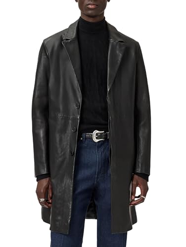 John Varvatos Herren Tyler Mantel, Schwarz John Varvatos Herren Tyler Mantel, Schwarz von John Varvatos