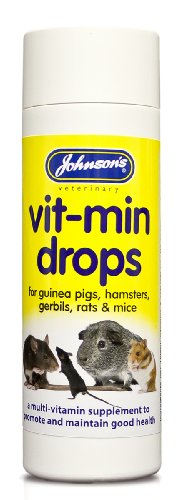 Johnsons Hamster und Rennmäuse VIT-Min Tropfen, transparent, 100 ml (1 Stück) von Johnsons