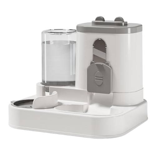 jojomis Automatischer Futterspender und Wasserspender, 2-in-1-Futternapf für Katzen, Hunde, Kleintiere, Innenbereich, Bodenbewässerung jojomis Automatischer Futterspender und Wasserspender, 2-in-1-Futternapf für Katzen, Hunde, Kleintiere, Innenbereich, Bodenbewässerung von Jojomis