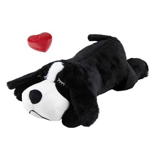 jojomis Hunde-Herzschlag-Spielzeug, weiches Plüsch, beruhigend, für Welpen, Verhaltenstraining, Schlafkissen, 37 cm jojomis Hunde-Herzschlag-Spielzeug, weiches Plüsch, beruhigend, für Welpen, Verhaltenstraining, Schlafkissen, 37 cm von Jojomis