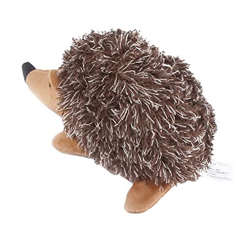jojomis Hundespielzeug für große aggressive Kauer, Igel-Hundespielzeug, Quietschspielzeug, Stofftierspielzeug, langlebiges Kauspielzeug für Welpen, Schwarz, Creme, Gold, Silber, Weiß von Jojomis