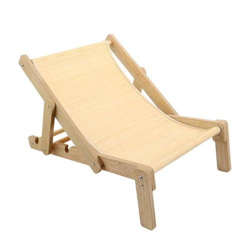 jojomis Katzen-Hängemattenbett, Holz, Loungesessel, erhöhtes Haustiermöbel für Katzen, Welpen, kleine Hunde, drinnen und draußen, modern, stabil, Bambusholz jojomis Katzen-Hängemattenbett, Holz, Loungesessel, erhöhtes Haustiermöbel für Katzen, Welpen, kleine Hunde, drinnen und draußen, modern, stabil, Bambusholz von Jojomis
