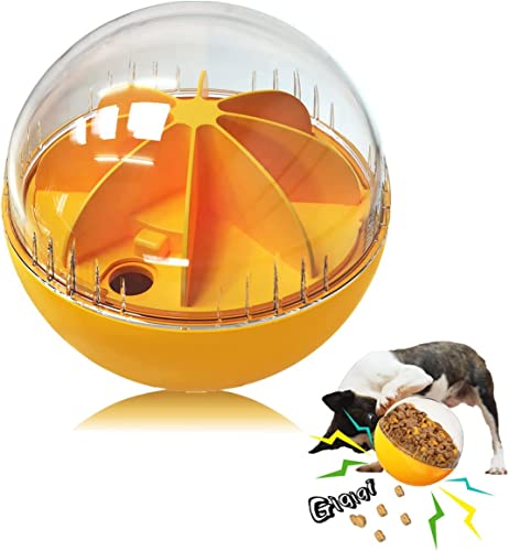 Jokepy Leckerli-Spender-Hundespielzeug, Leckerli-Ball für große, mittelgroße und kleine Hunde, Hundepuzzle und Slow Feeder Hundeleckerli-Ball, geistige Langeweile stimulierendes Spielzeug für Hunde, von Jokepy