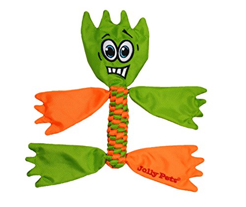 Jolly Pets Flachkopf-Spielzeug zum Zerren/Quietschen, groß von Jolly Pets