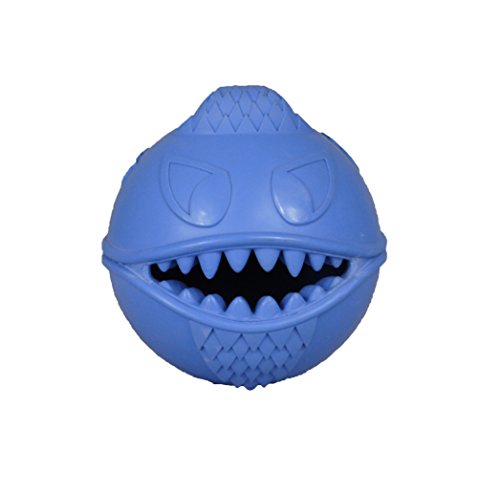 Jolly Pets JOLL083D Hundespielzeug Monster Ball, 6 cm, blau, 2-1/2 inches von Jolly Pets