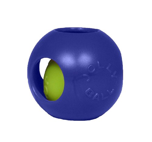 Jolly Pets JOLL041B Hundespielzeug - Teaser Ball, 15 cm, blau von Jolly Pets