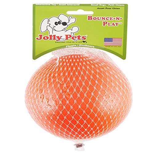 Jolly Pets JOLL068 Hundespielzeug Ball Bounce-n Play, 11 cm, orange, 4-1/2" von Jolly Pets