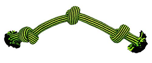 Jolly Pets Knot-N-Chew Hundespielzeug, Large/Extra Larg, 3 Knoten von Jolly Pets