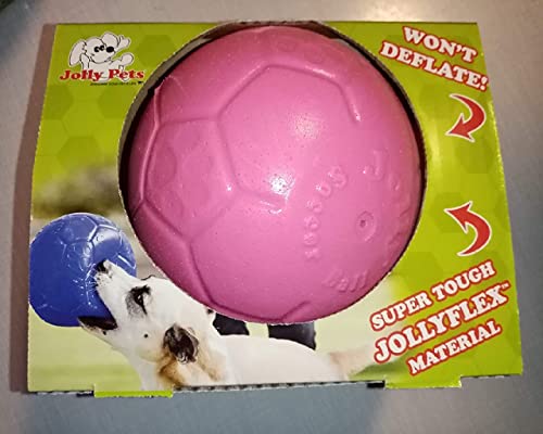 Jolly Soccer Ball 15,32cm rosa von Jolly Pets