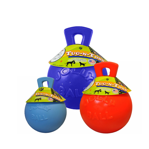 Jolly Ball Tug-n-Toss - Baby Blau - M von Jolly