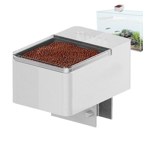 Automatischer Fischfütterer | Automatischer Futterspender Für Aquarien - Präzises Fütterungsgerät mit Dosierer für Trockenfutter & Granulat Automatischer Fischfütterer | Automatischer Futterspender Für Aquarien - Präzises Fütterungsgerät mit Dosierer für Trockenfutter & Granulat von Jomewory