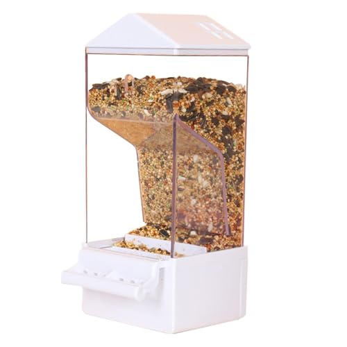 Automatischer Vogelfutterleiter für Käfig, Nicht -Spill -Vogelfutterhäuscher | Smart Dispenser Clear Shotet Feeder - Cage Accessoires Anti -Spill -Trinker mit großer Kapazität für Finch, Automatischer Vogelfutterleiter für Käfig, Nicht -Spill -Vogelfutterhäuscher | Smart Dispenser Clear Shotet Feeder - Cage Accessoires Anti -Spill -Trinker mit großer Kapazität für Finch, von Jomewory
