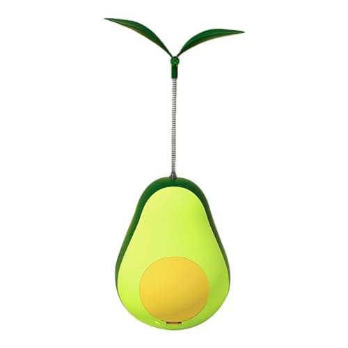 Jomewory Avocado Katzenminze-Ball, Teaser-Spielzeug für Katzen, Katzenminze, Wandball, Katzenspielzeug, Kätzchen-Spielspielzeug mit Feder, Katzenspielzeug, Zauberstab und Leckerli-Spender Jomewory Avocado Katzenminze-Ball, Teaser-Spielzeug für Katzen, Katzenminze, Wandball, Katzenspielzeug, Kätzchen-Spielspielzeug mit Feder, Katzenspielzeug, Zauberstab und Leckerli-Spender von Jomewory