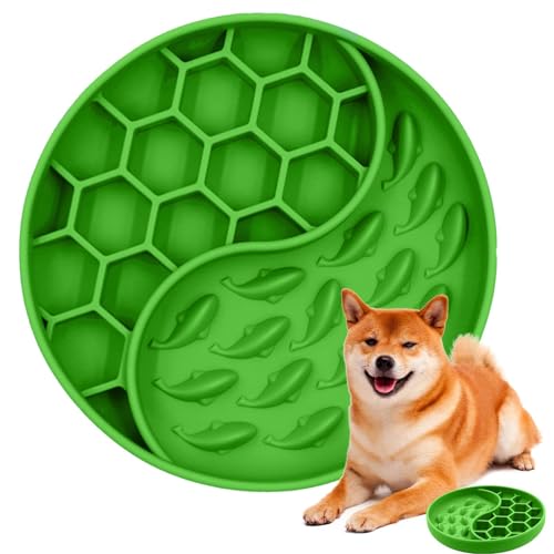 Jomewory Futternapf für Hunde – erhöhtes Puzzle-Design, Kätzchen-Futternapf, Rutschfester Futternapf verhindert Ersticken, Haustiernäpfe für Trockenfutter, Nassfutter von Jomewory