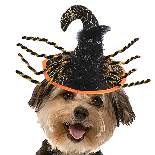 Jomewory Halloween-Kostü, Kopfbedeckung, Cosplay, Katze und Hund, kreative Katze, Welpen, Hund, Halloween, Party, Kostü, Zubehör, lustige Mützen, Halloween, Party, Cosplay von Jomewory