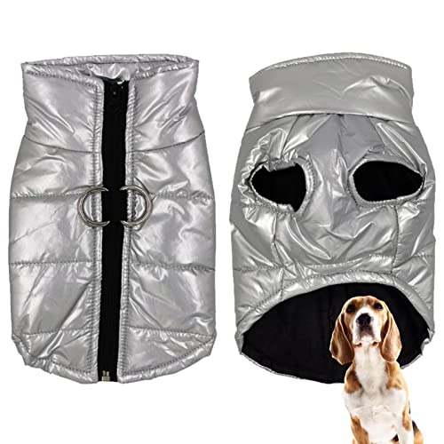 Jomewory Hunde-Winterjacke, winddicht, reflektierende Jacke für kaltes Wetter – Hundeweste, Wintermantel, warme Hundebekleidung für kaltes Wetter, Hundejacke für kleine, mittelgroße und große Hunde von Jomewory