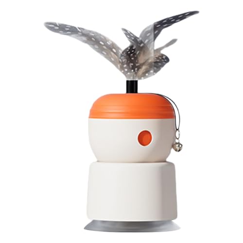 Jomewory Leckerli-Spielzeug für Katzen, Leckerli-Spender für Katzen - Federbelastetes interaktives Katzenfederspielzeug, automatischer Slow-Feeder-Ball mit Glocke - Katzenspielzeug-Puzzleball mit Jomewory Leckerli-Spielzeug für Katzen, Leckerli-Spender für Katzen - Federbelastetes interaktives Katzenfederspielzeug, automatischer Slow-Feeder-Ball mit Glocke - Katzenspielzeug-Puzzleball mit von Jomewory