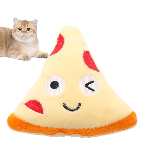 Jomewory Pizzastück Katzenspielzeug | Süßes aktives Katzenspielzeug Katzenminze - Langlebiges Katzenspielzeug, lustiges Hundespielzeug, beruhigendes Katzenspielzeug für den Innenbereich für Jomewory Pizzastück Katzenspielzeug | Süßes aktives Katzenspielzeug Katzenminze - Langlebiges Katzenspielzeug, lustiges Hundespielzeug, beruhigendes Katzenspielzeug für den Innenbereich für von Jomewory