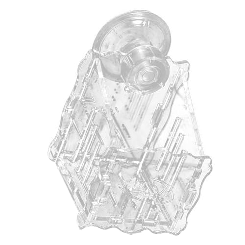 Jomewory Saugnapf-Pflanzgefäß – Acryl-Aquarium-Pflanzgefäßhalter | transparenter Blumentopf für Aquarium mit Saugnapf, Aquarium-Aquascaping-Dekorationen von Jomewory