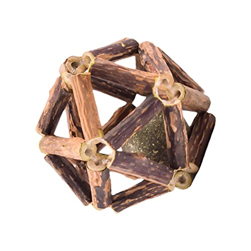 Jomewory Silvervine Cage Balls Natural Silvervine Stick Catnip Ball with Bell Ball Catnip Toys for Cat Toy for Indoor Cats Cleaning Teeth Molar Tools Cat Toy Kitten Toys Jomewory Silvervine Cage Balls Natural Silvervine Stick Catnip Ball with Bell Ball Catnip Toys for Cat Toy for Indoor Cats Cleaning Teeth Molar Tools Cat Toy Kitten Toys von Jomewory