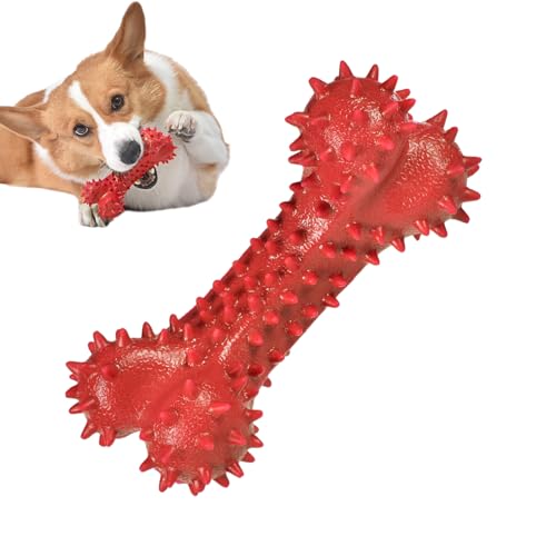 Jomewory Stacheliges Gummiknochen-Hundespielzeug | Stacheliges Kauspielzeug für Hunde aus Gummi,Weiches Hundespielzeug, Beißspielzeug für Haustiere, natürliches Welpenspielzeug für Hunde, Welpen von Jomewory